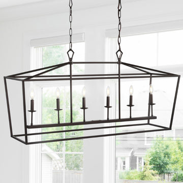 Pagoda Lantern Metal LED Pendant
